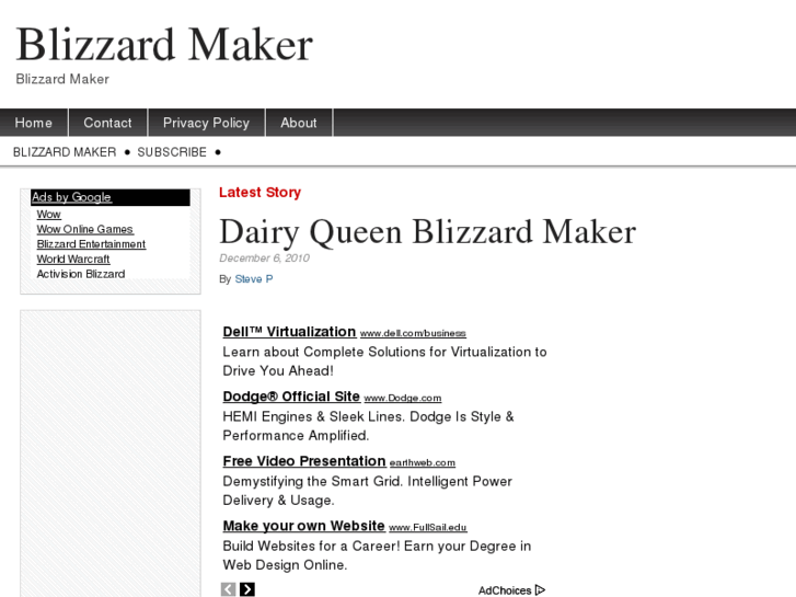 www.blizzardmaker.net