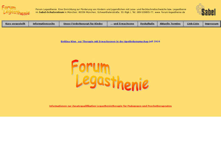 www.forum-legasthenie.de