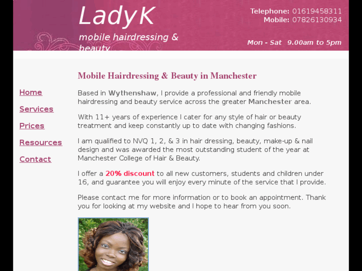 www.ladykhairandbeauty.com