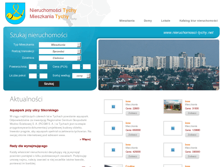 www.nieruchomosci-tychy.net