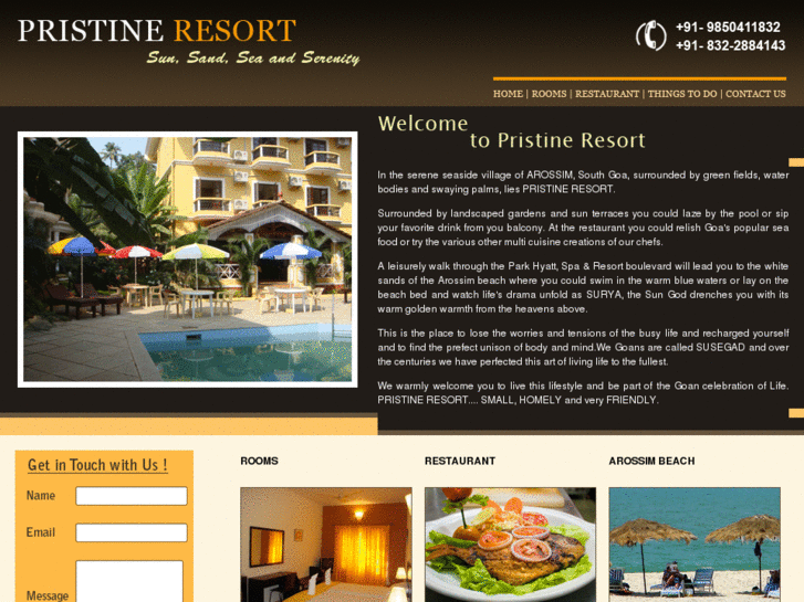 www.pristineresortgoa.com