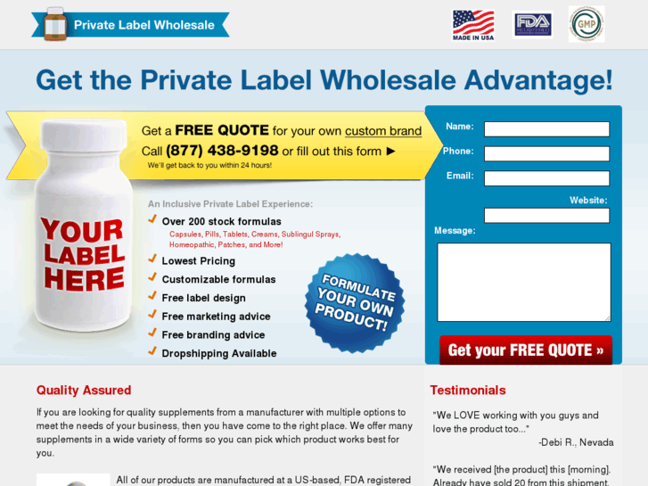 www.privatelabel-wholesale.com