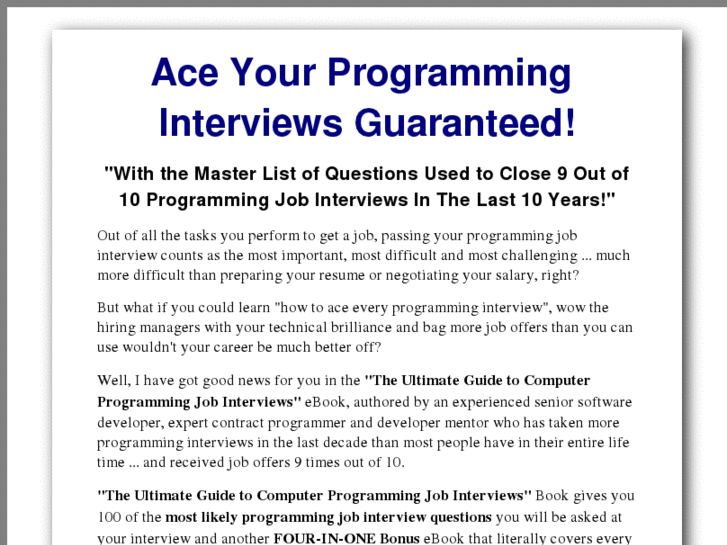 www.programming-interviews-exposed.com