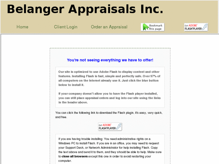 www.belangerappraisals.com