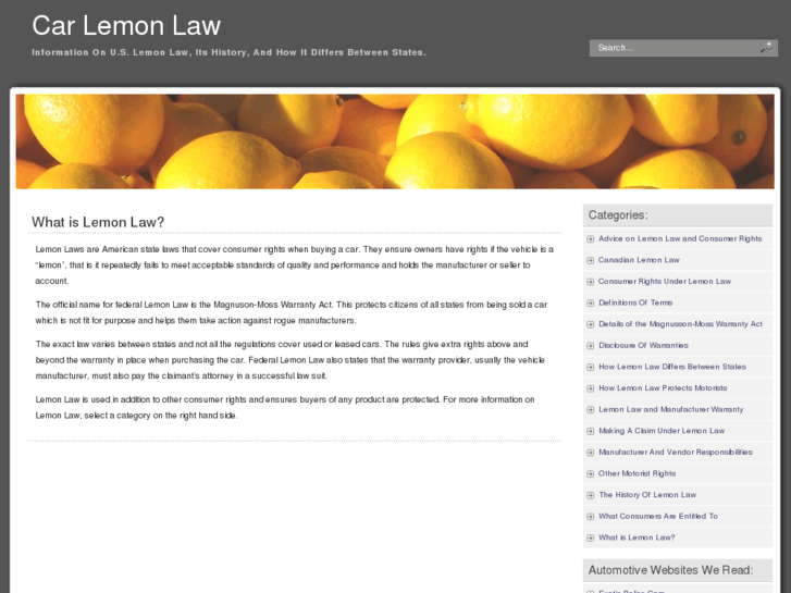 www.car-lemon-law.co.uk