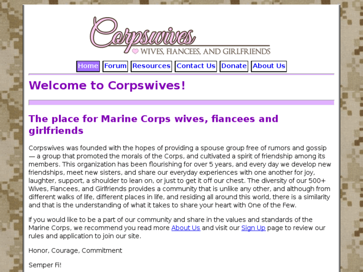 www.corpswives.com