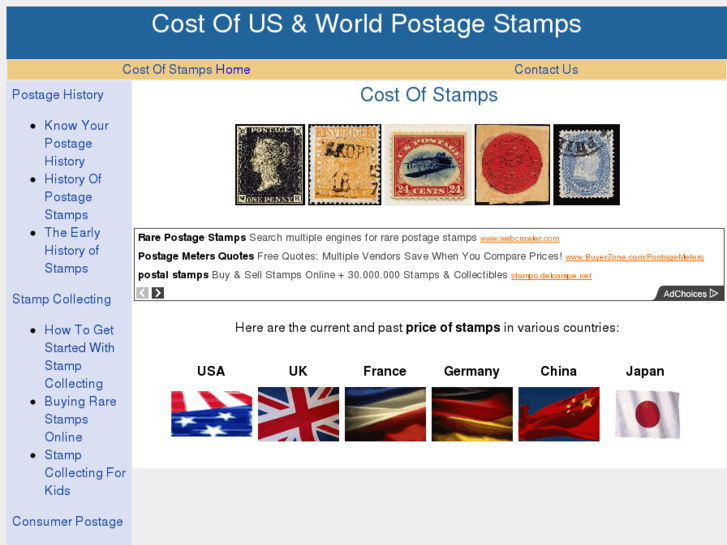 www.costofstamps.net