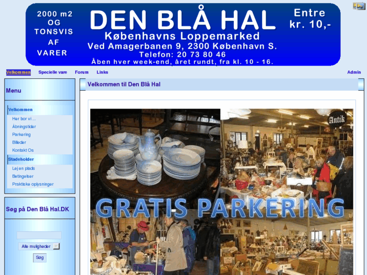 www.denblaahal.dk