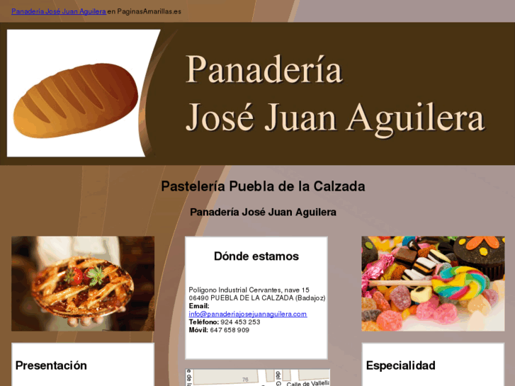 www.panaderiajosejuanaguilera.com