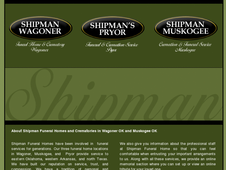 www.shipmanfuneralhomes.com