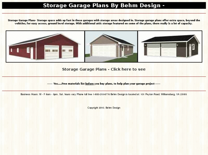 www.storage-garageplans.com