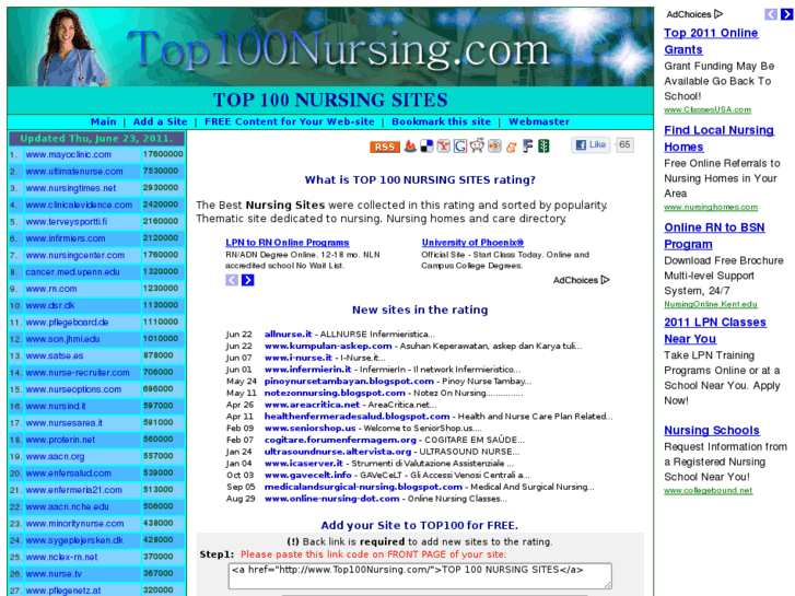 www.top100nursing.com