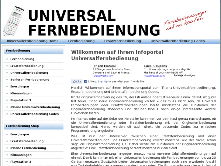 www.universal-fernbedienung.net