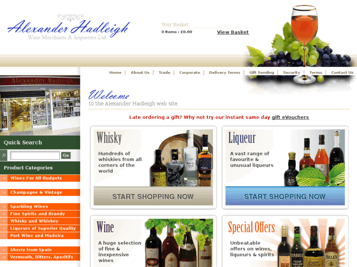 www.ahadleigh-wine.com