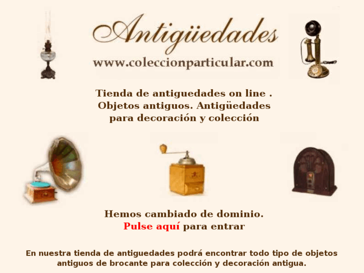 www.coleccionparticular.com