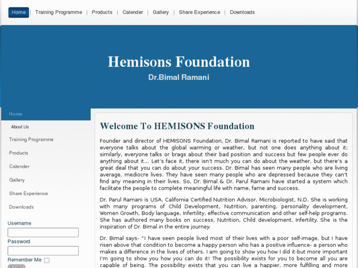 www.hemisonsfoundation.com