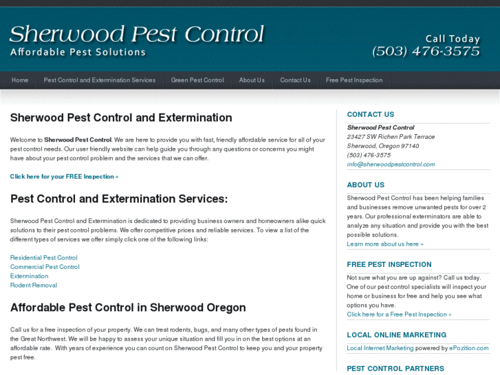 www.sherwoodpestcontrol.com