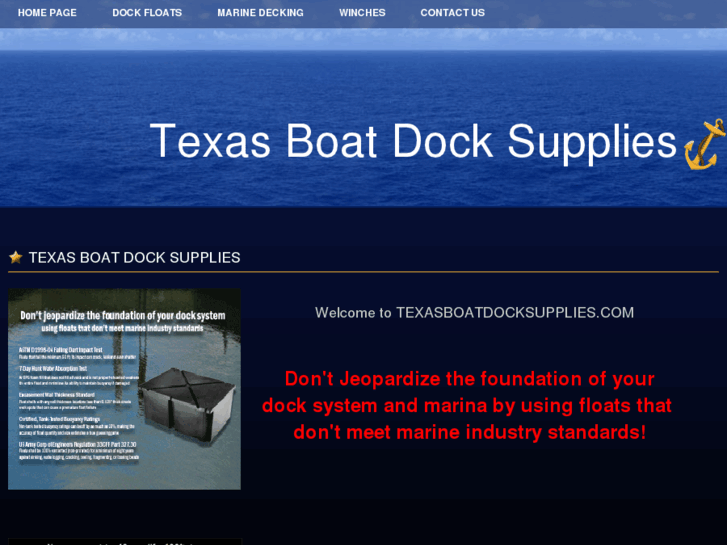 www.texasboatdocksupplies.net