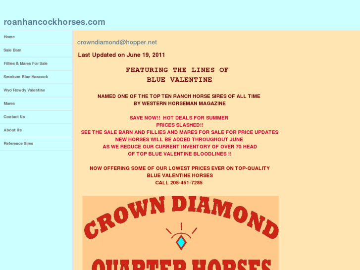 www.bluevalentinehorses.com