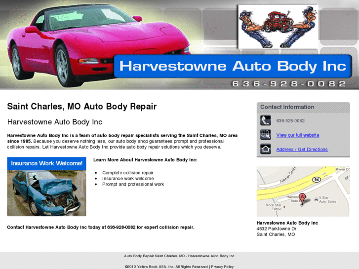 www.harvestowneautobody.net