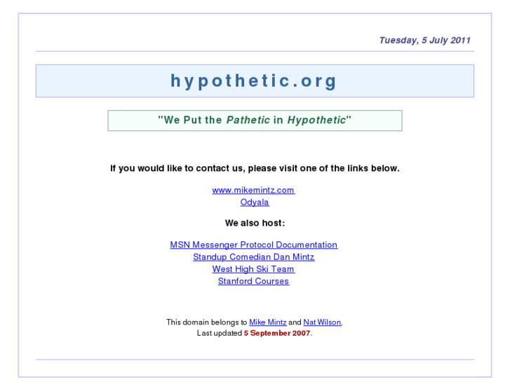 www.hypothetic.org