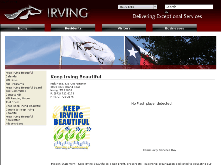 www.keepirvingbeautiful.com