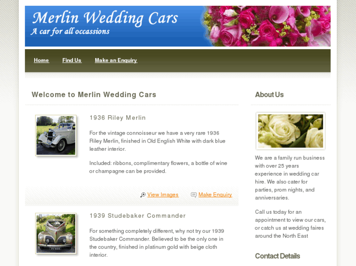 www.merlinweddingcars.com