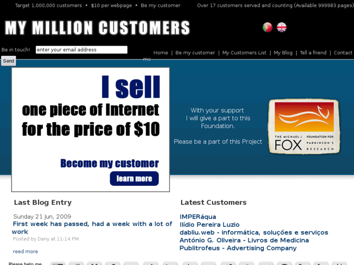 www.mymillioncustomers.com