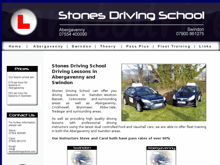 www.stonesdrivingschool.com