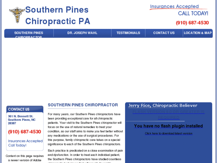 www.thesouthernpineschiropractor.com