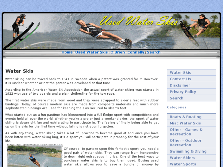 www.usedwaterskis.net