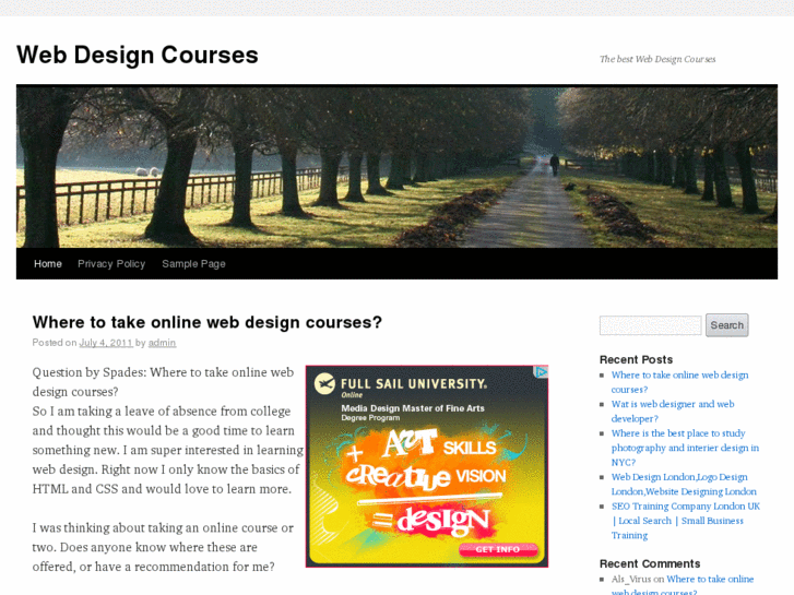 www.web-design-courses.info