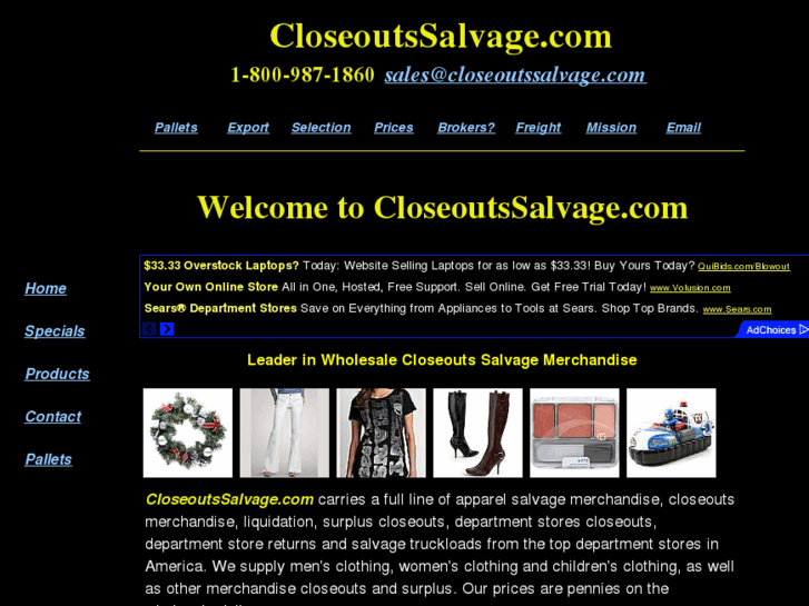 www.closeoutssalvage.com