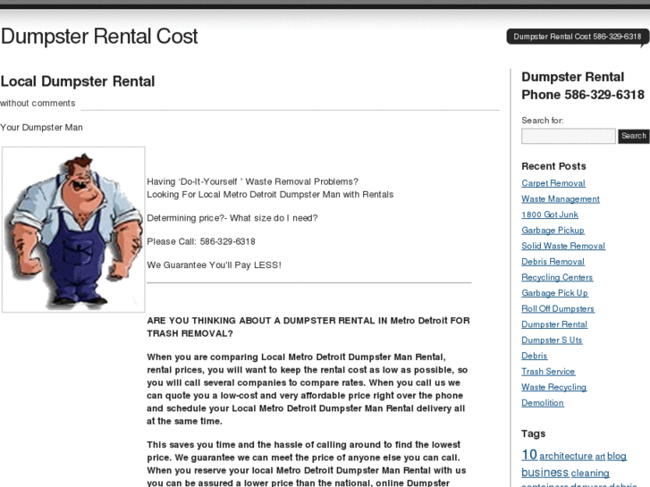 www.dumpsterrentalcost.com
