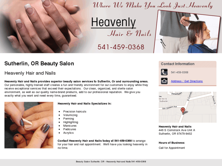 www.heavenlyhairandnails.com