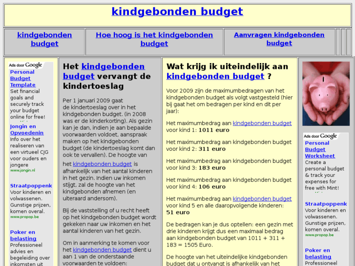 www.kindgebonden-budget.nl