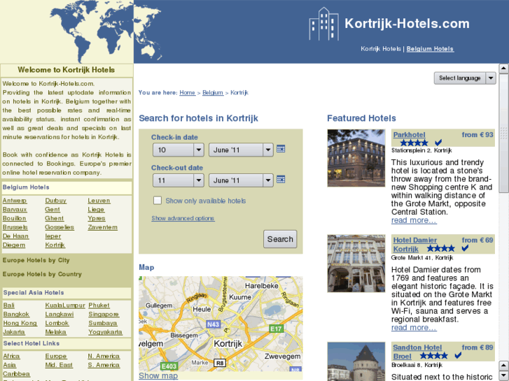 www.kortrijk-hotels.com