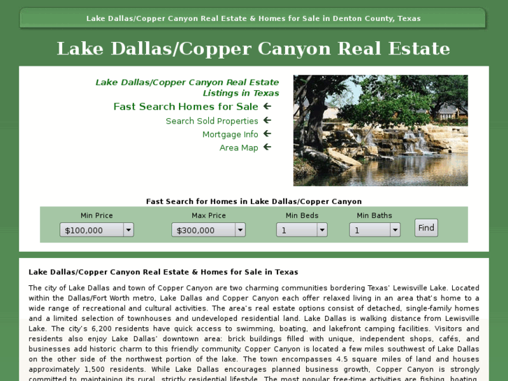 www.lakedallas-coppercanyon-realestate.com