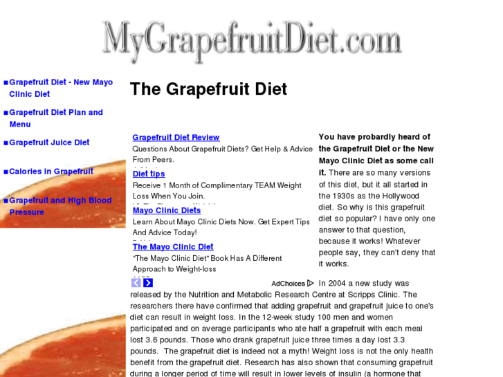 www.mygrapefruitdiet.com