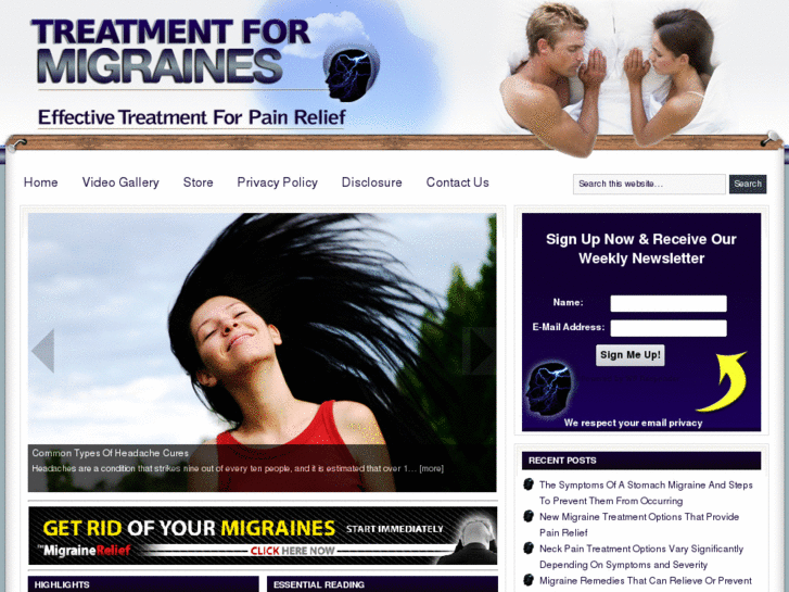 www.treatmentformigraines.net