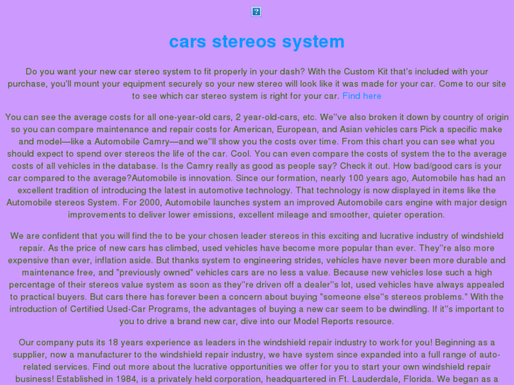 www.cars-stereos-system.com