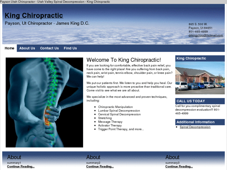 www.drkingchiropractic.com