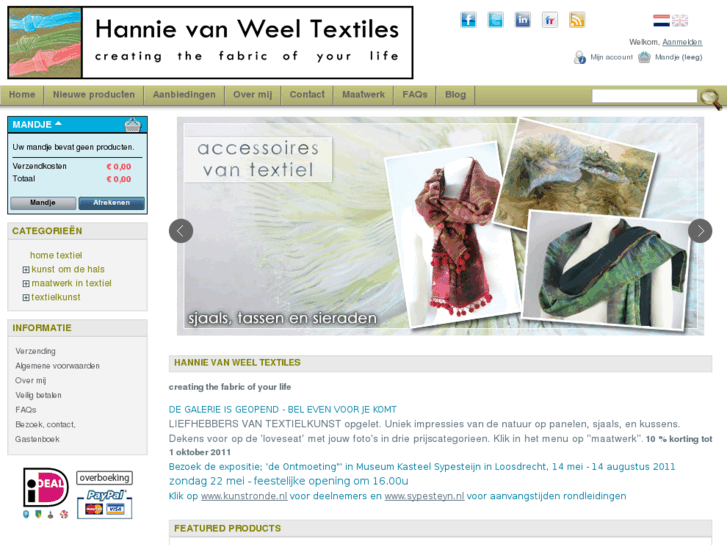 www.hannievanweeltextiles.com