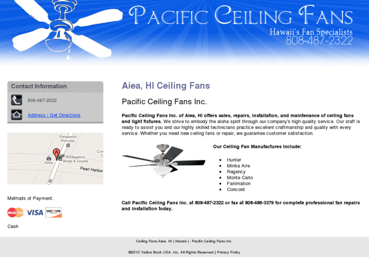 www.pacificceilingfanshawaii.com