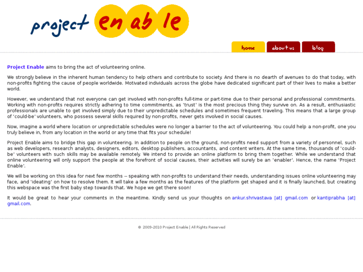 www.projenable.org