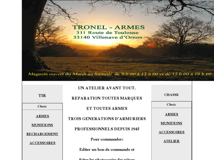 www.tronel-armes-chasse-tir.com