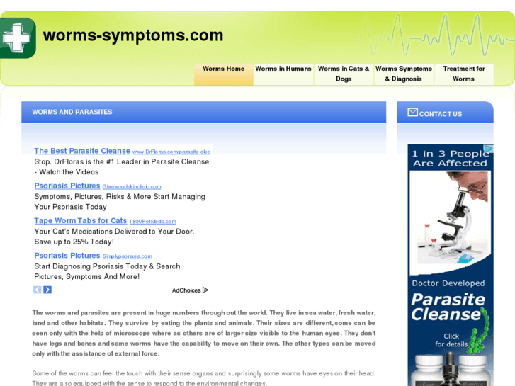 www.worms-symptoms.com
