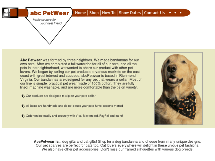 www.abcpetwear.com