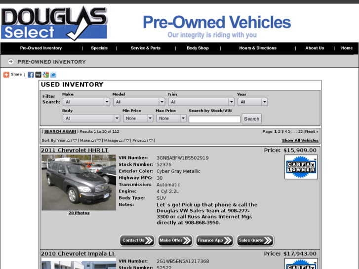 www.douglasselectpreowned.com