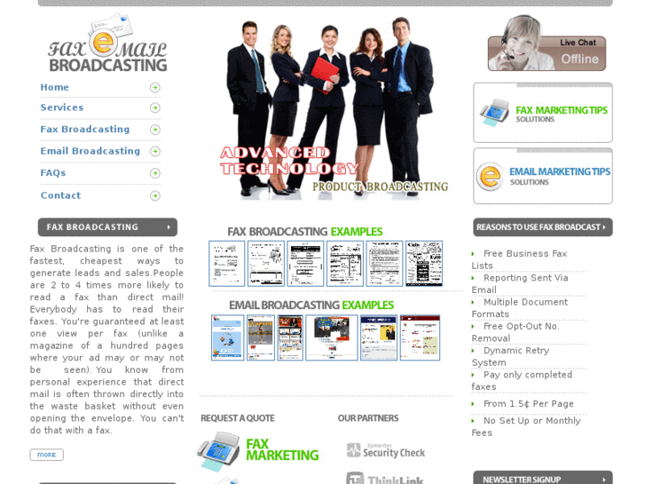 www.faxemailbroadcasting.com